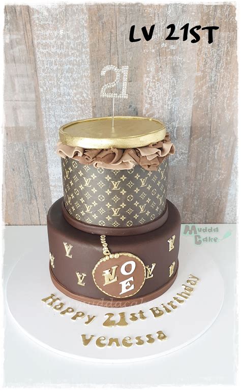 louis vuitton edible cake